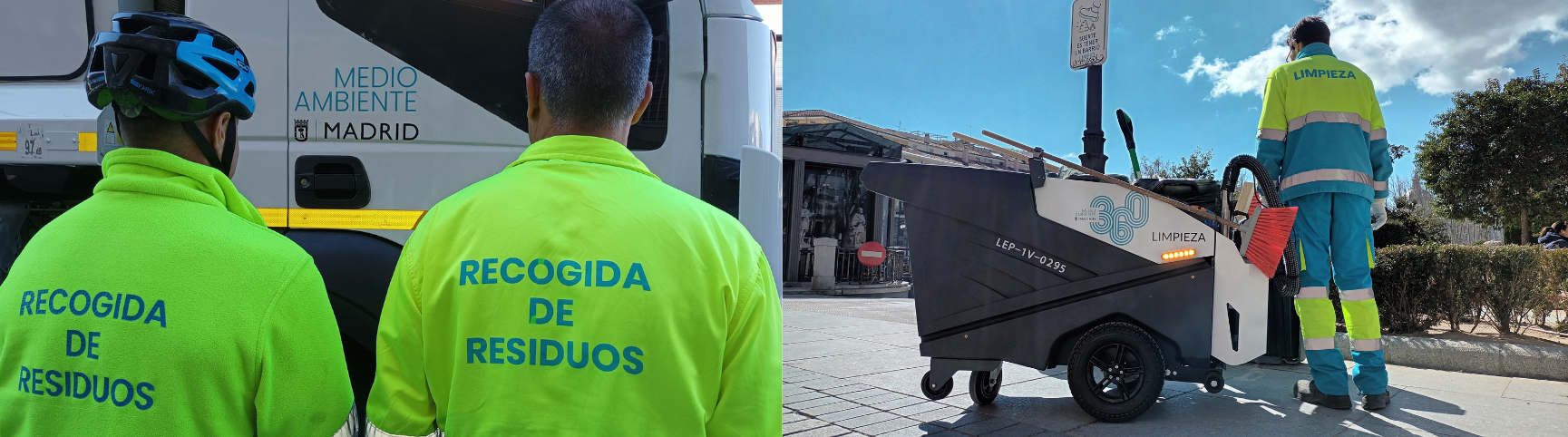 Los servicios de recogida de residuos y limpieza de espacios públicos